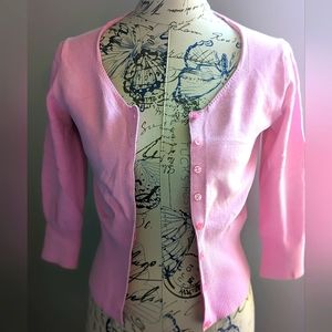 Vintage Casual Corner Pink cardigan/Spring Sweater
